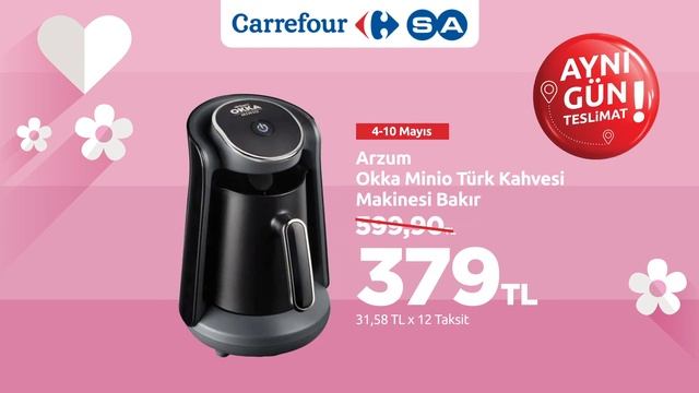 Arzum Okka Minio Türk Kahvesi Makinesi Bakır 599,90 TL Yerine 379 TL смотреть онлайн