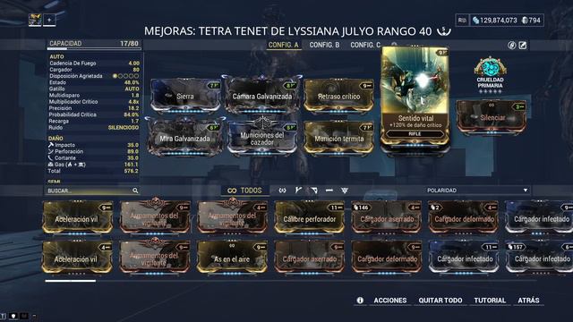 Warframe TETRA TENET Build Galvanizada sin Riven Críticos Rojos Millones de daño no clickbait смотреть онлайн