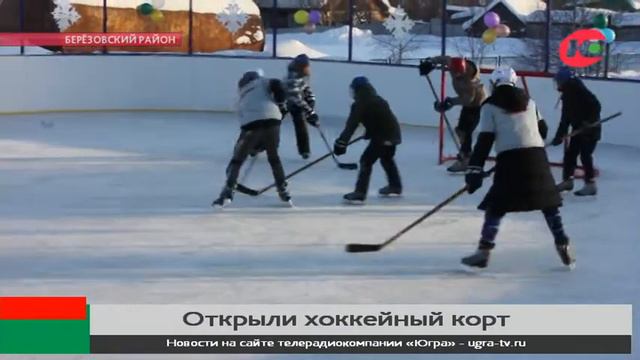 В Саранпауле открыли хоккейный корт смотреть онлайн