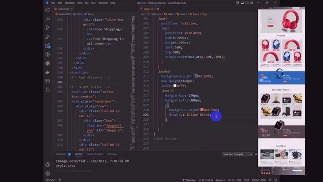 How To Create Landing Page Design using Bootstrap 5 | Seller Section Style | #10-3 смотреть онлайн