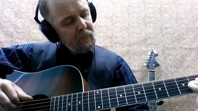 Rolling Stones - Paint It Black - guitar cover (кавер на гитаре) смотреть онлайн