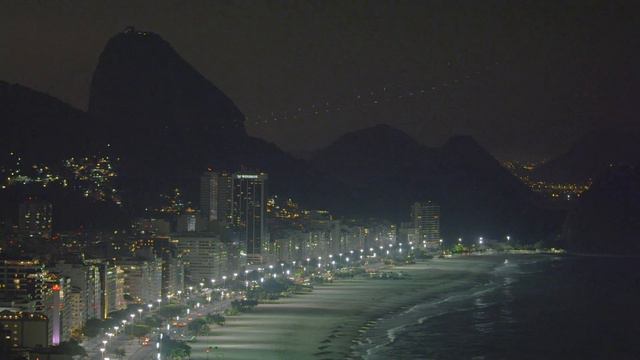 Pan of Rio de Janeiro coastline in Brazil смотреть онлайн
