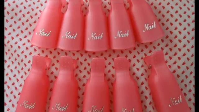 Клипсы для снятия гель лака Cap Clip UV Gel Polish Remover смотреть онлайн