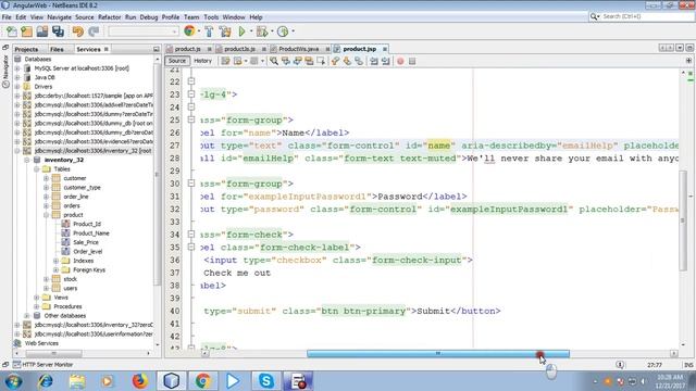 Angular Inventory with hybernet and json part one смотреть онлайн
