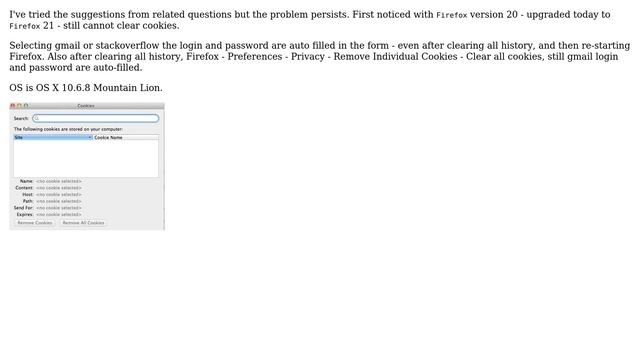 Firefox -- cannot remove cookies (2 Solutions!!) смотреть онлайн