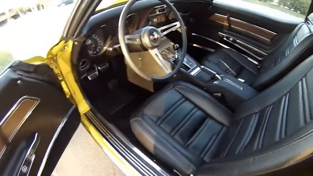 SOLD 1973 Yellow C3 Corvette for sale by Corvette Mike Anaheim California 92807 смотреть онлайн