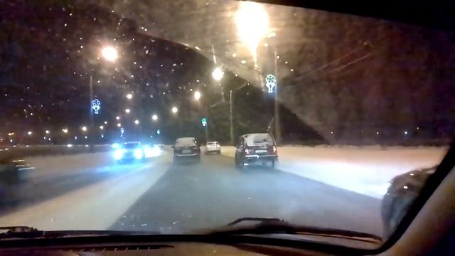 24 января 19 года. Заваленные снегом мосты в Саранске. смотреть онлайн