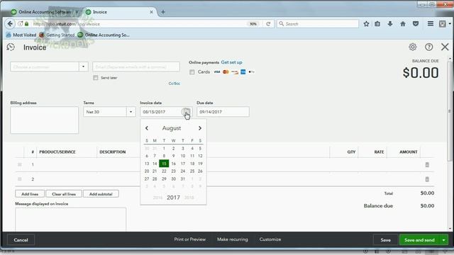 Entering Invoices into QuickBooks Online смотреть онлайн