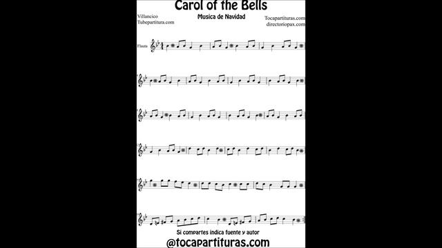 Carol of the Bells Sheet Music for violin flute trumpet clarinet cello viola sax trombone tube.. смотреть онлайн