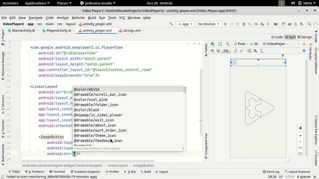 27.Custom View ExoPlayer Part-2 | UI Design | Android XML | Hindi смотреть онлайн