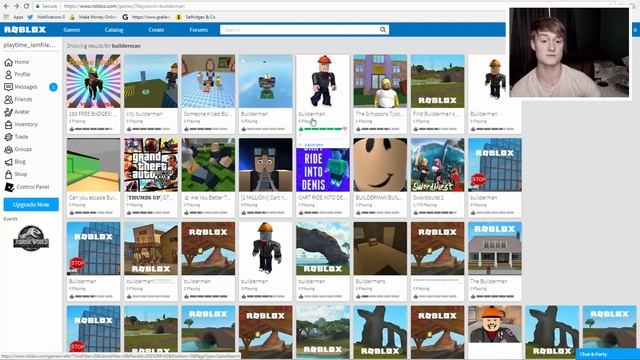 i found builderman in a roblox game... he will ban you смотреть онлайн