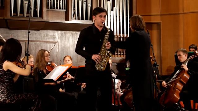 Vitaly Vatulya. Alexander Glazounov Concerto for saxophone alto and string orchestra Es Dur, op. 10 смотреть онлайн