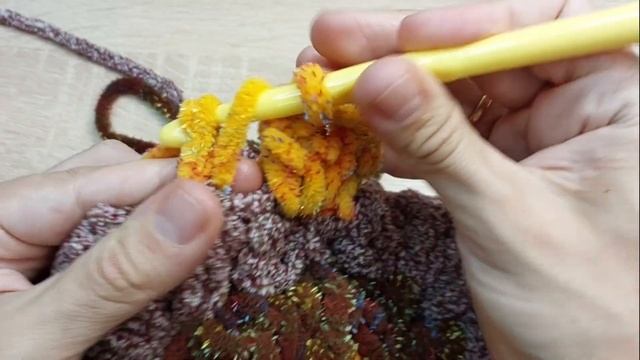ПУШИСТАЯ и МЯГКАЯ СИДУШКА из ОСТАТКОВ ПРЯЖИ!!! смотреть онлайн