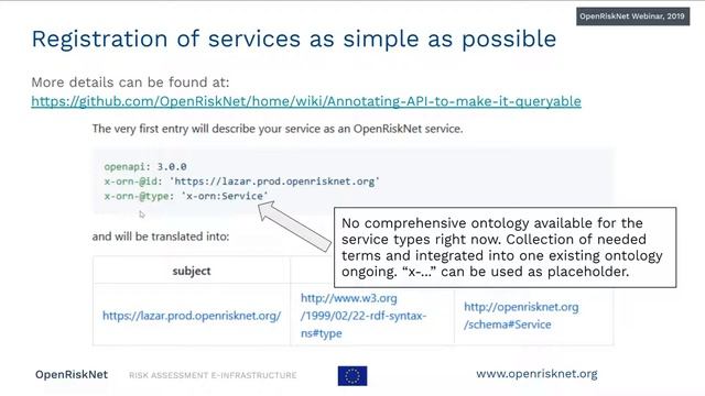 OpenRiskNet webinar: Semantic annotations смотреть онлайн