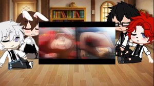 реакция 💦Но мой парень Кот 💋 на Руню🐰