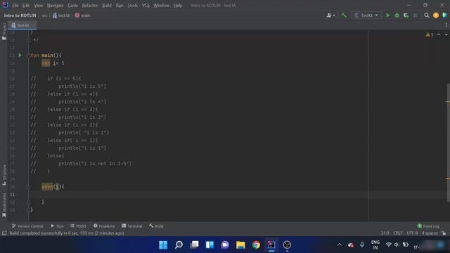 Kotlin Tutorial for Beginners - “when{}” Block in Kotlin (With Example) смотреть онлайн