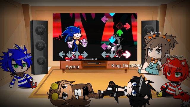 King dice3245 family+Ayana react to Deathmatch FNF Sonic vs Sonic exe (good ending) смотреть онлайн