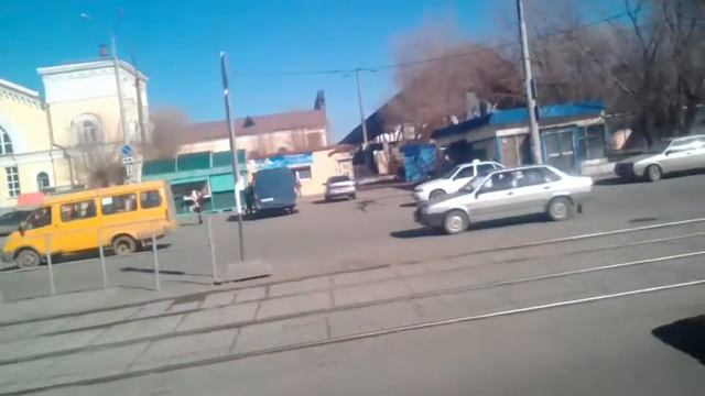 Новотроицк. Поездка на газели по маршруту 63 смотреть онлайн