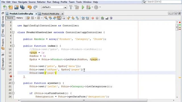 Butterfly_mvc - Gestion De Stock 8 (la Pagination)