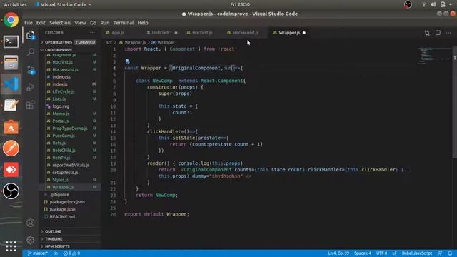 HOC Parameter | Part #24 | React js in Hindi tutorial смотреть онлайн