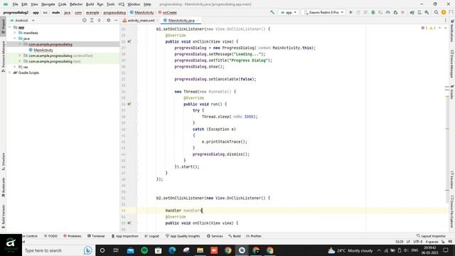 Progress Dialog Android || Android Studio Java in Hindi смотреть онлайн