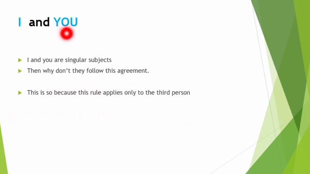 Subject Verb Agreement why we use "s/es" with HE SHE IT, not with I and YOU смотреть онлайн