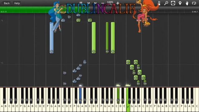 The Legend of Zelda Oracle of Ages and Seasons - Ganon King of Evil Theme Piano Tutorial Synthesia смотреть онлайн