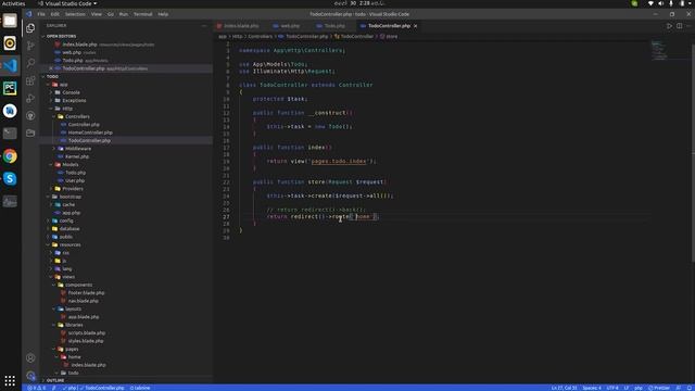 PHP Laravel Beginner tutorial | ToDo App - Tutorial 03 (Part 2 - In Sinhala) смотреть онлайн