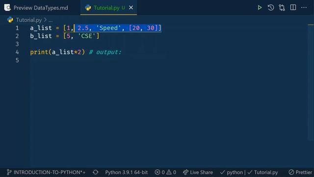 PYTHON DATATYPES | PART - 2 | LISTS | 2021 | CRASH COURSE | PYTHON PROGRAMMING смотреть онлайн