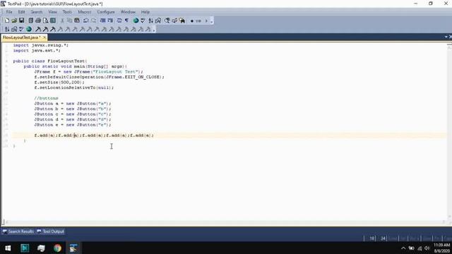 Java Advanced Tutorial 4 : GUI Layout #3 - FlowLayout смотреть онлайн