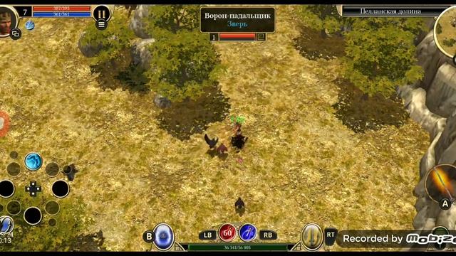 Обзор игры на геймпаде в Titan Quest LE смотреть онлайн