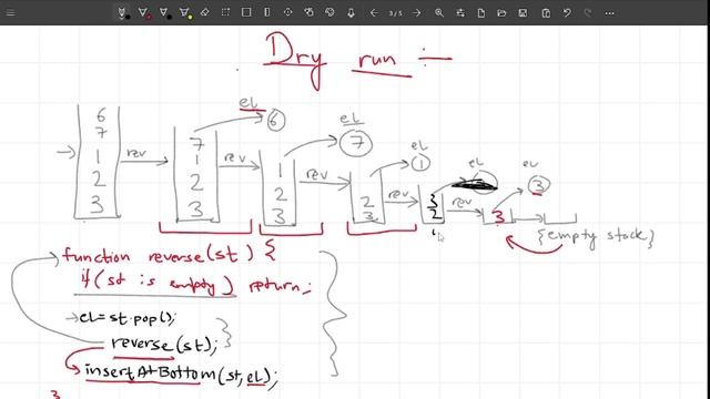 Reverse a Stack | POTD | GFG Problem of the Day | C++ | Java | Python смотреть онлайн