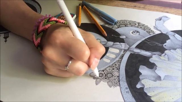 РИСУЮ | творческий процесс | зентангл смотреть онлайн