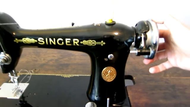 1930 Singer 101-4 Sewing Machine Demonstration смотреть онлайн