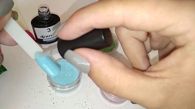 Блестки!Самый простой способ, как сделать маникюр с блёстками. Дизайн ногтей . Глиттер. смотреть онлайн