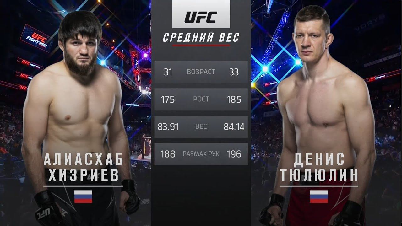 UFC Columbus Алиасхаб Хизриев vs Денис Тюлюлин Обзор на Бой Хизриев vs Тюлюлин Khizriev vs Tiuliulin смотреть онлайн