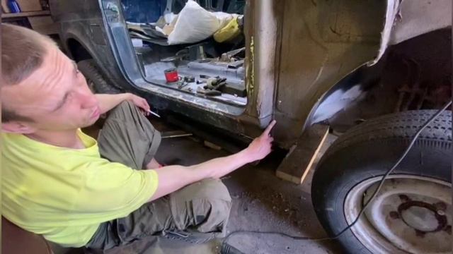 восстановление нивы 21213. замена пола/лодки/дна, замена усилителя и порога, замена переднего крыла