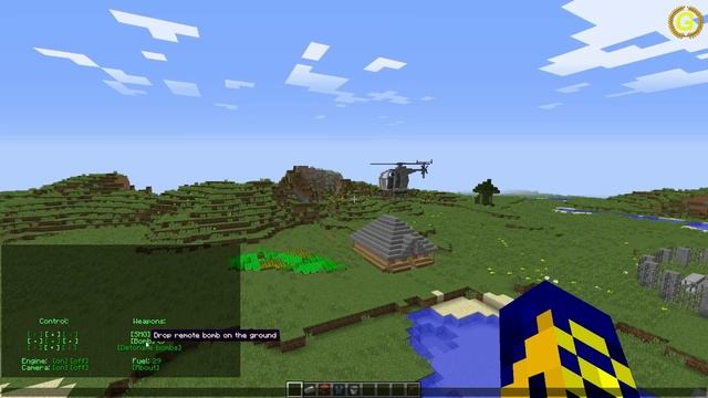 Вертолеты Без Модов - MInecraft смотреть онлайн