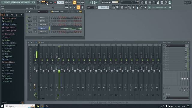 Мой первый трек на пианино FL Studio смотреть онлайн