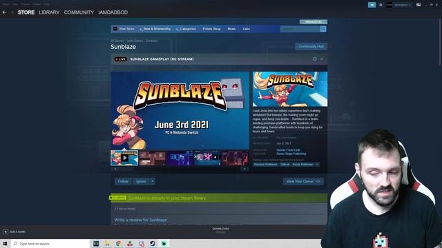 Sunblaze is Coming Soon! (Celeste Inspired Precision Platformer) смотреть онлайн