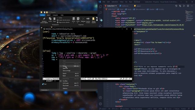 Git 07 - Personalizando mensajes en los commits usando alias - git new ??? смотреть онлайн