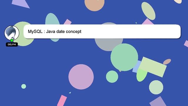 MySQL : Java date concept смотреть онлайн