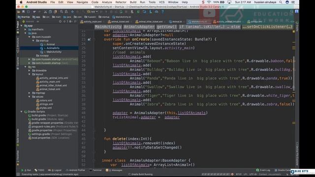 Kotlin android tutorial - 34 - Add or Remove item to list View смотреть онлайн