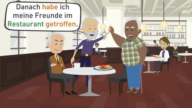 Deutsch lernen mit Dialogen | die wichtigsten Verben im Perfekt und Präsens смотреть онлайн