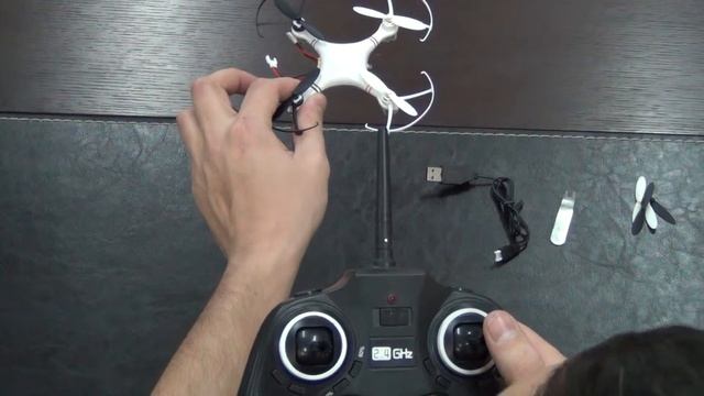 Управление квадрокоптером Eachine CG022