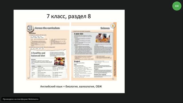 Урок английского языка в формате CLIL