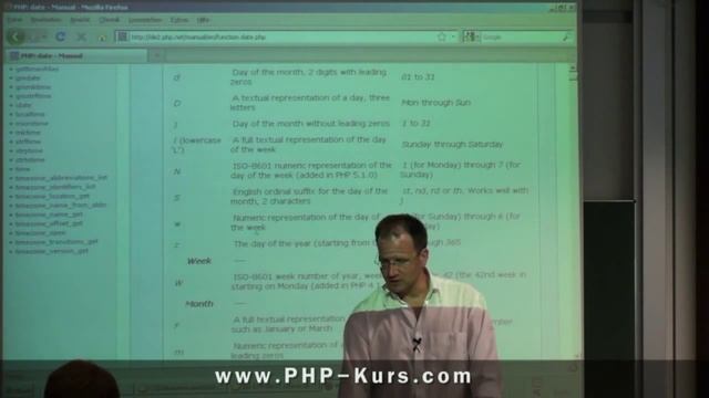 PHP-Funktion date() - PHP Tutorial смотреть онлайн