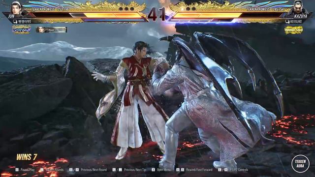 Tekken 8 ▰ Piggybacker93 (Jun Kazama) Vs Keisuke (Kazuya) ▰ Ranked Matches! смотреть онлайн