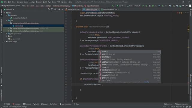 How to Request Multiple Permissions in Android 11 using Java || Request Permissions || FoxAndroid смотреть онлайн