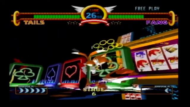 Tails Walkthrough (Sonic The Fighters) смотреть онлайн